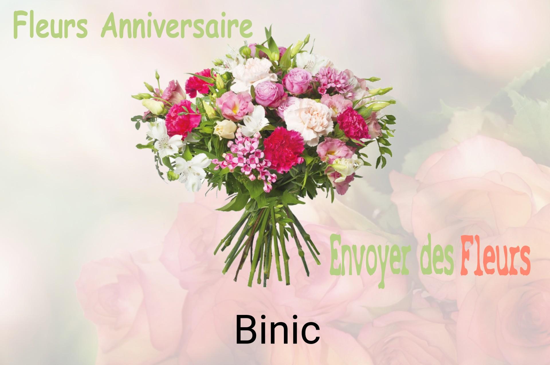Bouquet de fleurs d’anniversaire livré à Binic