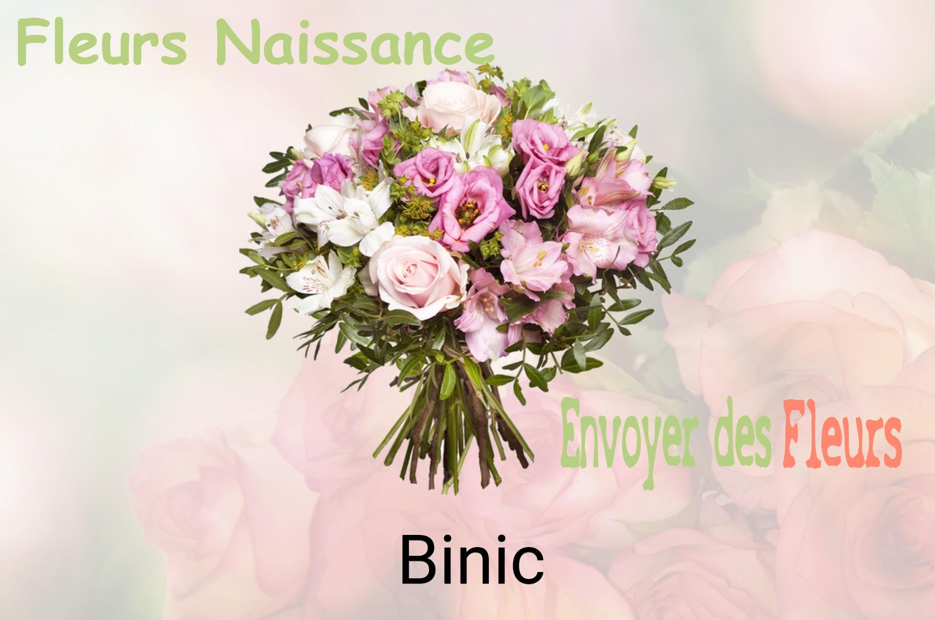 Bouquet de fleurs de naissance livré à Binic